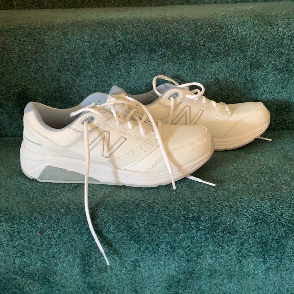 New Balance White Sneakers. Size 8.5.